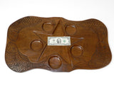 Vintage Mid Century Modern Wood Serving Tray