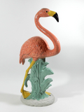 Ceramic Pink Flamingo Art Deco 32" Tall