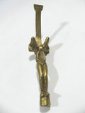 Antique Brass Figural Nutcracker Pillory Medieval Guillotine