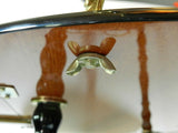 Vintage Inlaid Wood Serving Bar Tea Cart Italian Marquetry