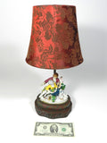 Antique Porcelain Figural Lamp