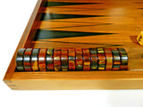 Vintage Tournament Bakelite Backgammon Set