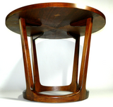 Vintage Lane Round Drum Table