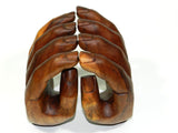 Buddha Wood Carved Hand Wooden Hands Pair