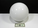 Vintage Rimless White Glass Globe