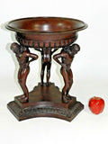 Jardiniere Bronze Planter Centerpiece Fruit Bowl Figural Tazza