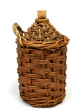 Antique Demijohn Crock Jug With Wicker Cage