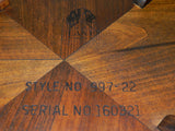 Vintage Lane Round Drum Table