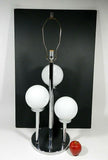 Vintage Chrome Table Lamp Mid Century Modern