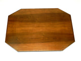 Antique Mahogany Coffee Table With Removable Inlaid Wood Tray