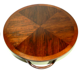 Vintage Lane Round Drum Table