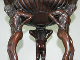 Jardiniere Bronze Planter Centerpiece Fruit Bowl Figural Tazza