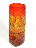 Amberina Blenko Art Glass Vase