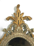 Vintage Ornate Wall Mirror Oval Beveled Glass Hollywood Regency