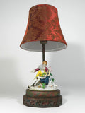 Antique Porcelain Figural Lamp