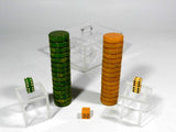Vintage Tournament Bakelite Backgammon Game Pieces 1.75"