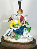 Antique Porcelain Figural Lamp