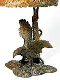 Antique Bronze Eagle Lamp Circa 1920-1935