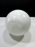 Vintage Rimless White Glass Globe