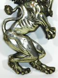 Rampant Lion Metal Wall Plaque Peugeot Emblem