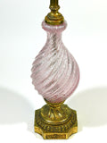 Pair of Vintage Murano Art Glass Lamps