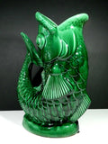 Vintage Gurgling Fish Vase or Ceramic Umbrella Stand 23” Inches Tall