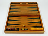 Vintage Tournament Bakelite Backgammon Game Pieces And Wood Backgammon Gamming Board