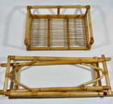 Vintage Bamboo Rattan Table