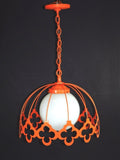 Vintage Toleware Ceiling Light