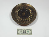 Vintage Round Ceramic Ashtray Hollywood Regency