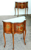 Antique French Louis XV Bedside Table Pair