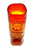 Amberina Blenko Art Glass Vase