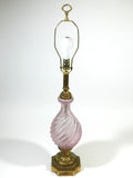 Pair of Vintage Murano Art Glass Lamps
