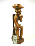 Man Sculpture Wood Wooden Hand Carved