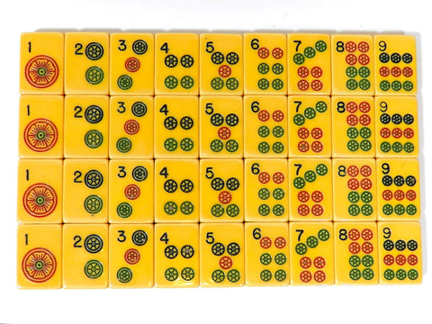 Vintage ROYAL DEPTH CONTROL Mah Jong game - 152 tiles - Chinese or - Ruby  Lane