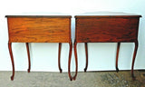 Antique French Louis XV Bedside Table Pair