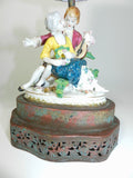 Antique Porcelain Figural Lamp