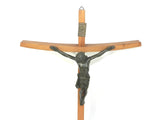 Bronze Jesus Cross Crucifix Signed