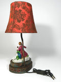 Antique Porcelain Figural Lamp