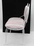 Vintage Wrought Iron Double Bench Seat Ice Cream Parlor Chair