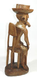 Man Sculpture Wood Wooden Hand Carved