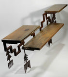 Southwestern Furniture Wood Metal Shelf
