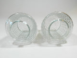 Vintage Pair Of Glass Light Globes