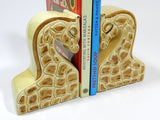 Vintage Ceramic Giraffe Bookends