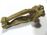 Antique Brass Figural Nutcracker Pillory Medieval Guillotine