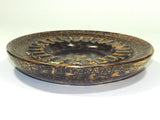 Vintage Round Ceramic Ashtray Hollywood Regency