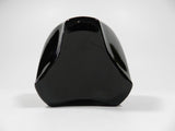 Antique Black Art Glass Ashtray
