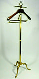 Vintage Brass Suit Valet Butler Stand Clothes Hanger