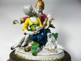 Antique Porcelain Figural Lamp