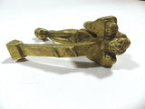 Antique Brass Figural Nutcracker Pillory Medieval Guillotine